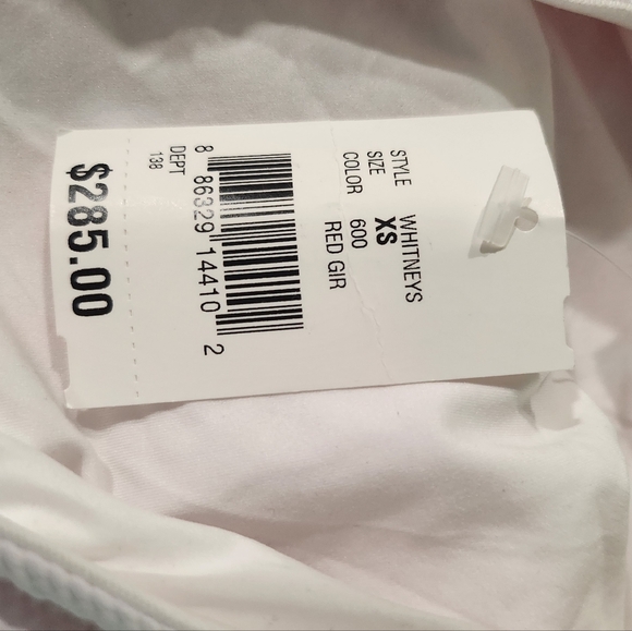 ALEXANDRA MIRO WHITNEY STRUCTURED ONE PIECE SWIMSUIT IN RED GIRAFFE - Picture 6 of 9